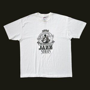90s Vintage Jazz Concert T-shirt 1994 Music Wellington Series Single Stitch.